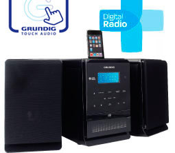 Grundig GMS558DABIP CD PLAYER - Digital Radio - iPOD DOCK